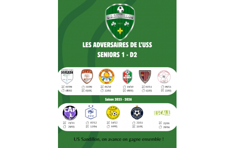 Nouvelle saison pour notre équipe fanion 